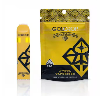 GoldDrop - Gold Drop - 1g Liquid Diamond AIO Vape - Sweet Strawberry Main Image
