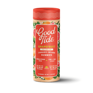 GOOD TIDE - Good Tide - Grapefruit Gummies 1:1:1 THC:CBD:CBC 100mg