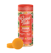 Good Tide - 100mg 1:1:1 THC:CBD:CBC Gummies - 10ct Hash Rosin Gummies - Grapefruit
