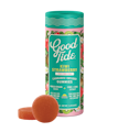 Good Tide - 100mg 1:1:1 THC:CBD:CBG Gummies - 10ct Hash Rosin Gummies - Kiwi Strawberry
