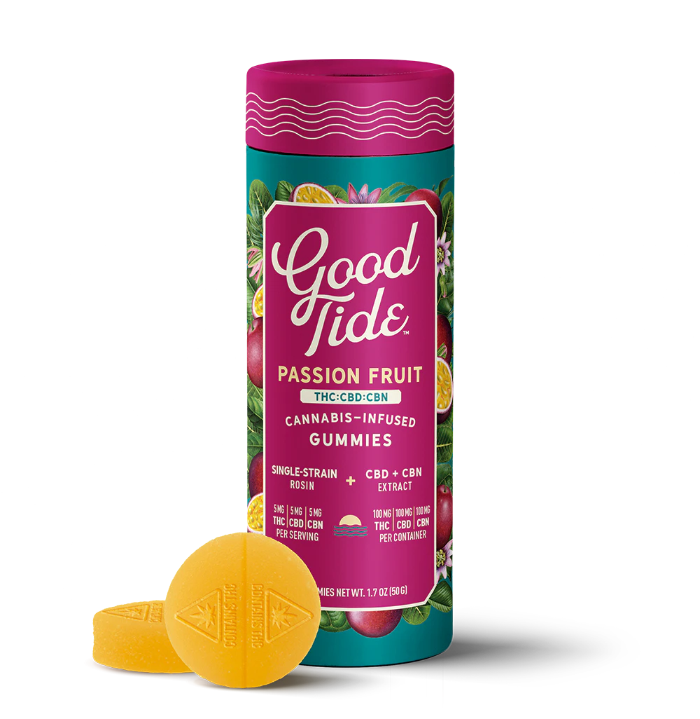 Good Tide - Good Tide Passion Fruit 1:1:1 CBD THC CBN Indica Main Image
