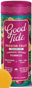 Good Tide - [Good Tide] Solventless THC:CBD:CBN 1:1:1 Gummies - 100mg - Passion Fruit (I)