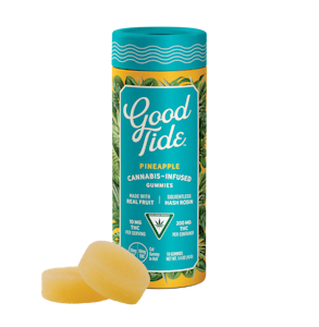 GOOD TIDE - Good Tide-Pineapple-Uplifting-Hash Rosin-Vegan-10 Piece- 200mg
