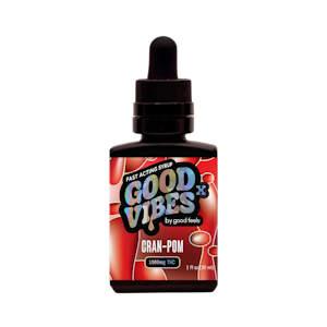 Good Vibes - Cranberry Pomegranate Syrup - 1000mg - GDF