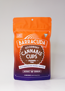 DETROIT EDIBLES - Barracuda Cups | Good Night Milk Chocolate Peanut Butter