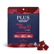 PLUS Goodnight Cherry Deep Sleep 1:1:1 CBN CBD Gummies