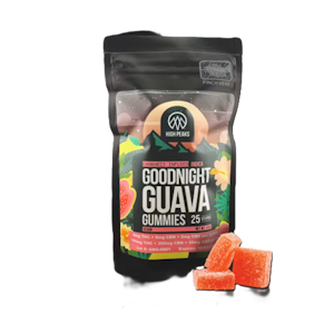 HIGH PEAKS (NY) - High Peaks: Goodnight Guava Gummies | 25-Pack | 100mg THC | 200mg CBN | 50mg CBD