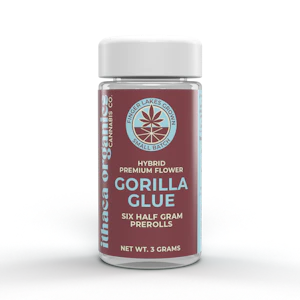 ITHACA ORGANICS - Ithaca Organics | Gorilla Glue 6pk | 3g Prerolls