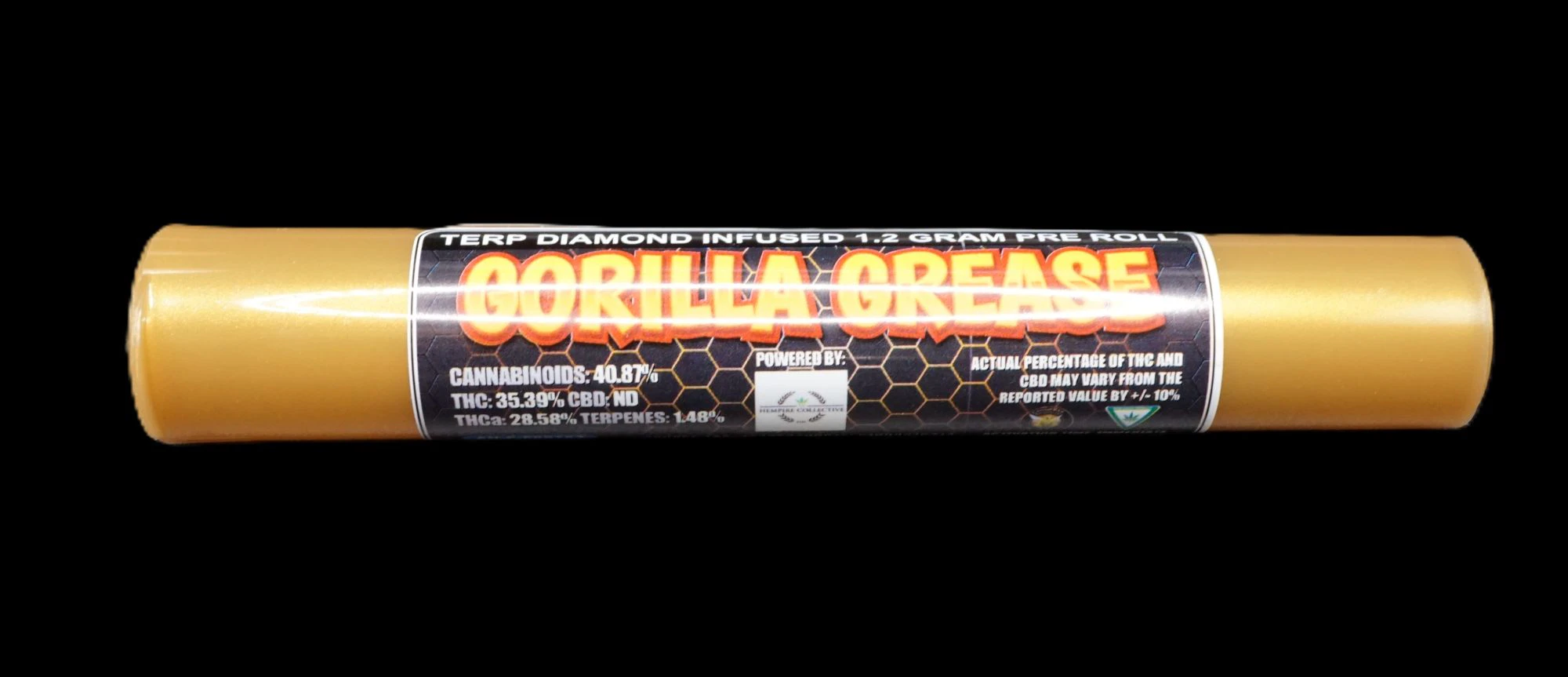 Cannabee Extracts - Gorilla Grease - 1.2 G Infused Pre Roll - Hempire Main Image