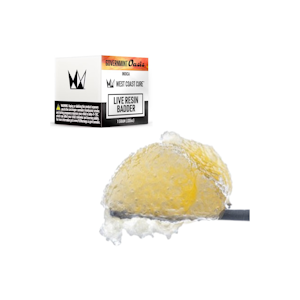 WEST COAST CURE - Governmint Oasis (I) | 1g Live Resin Badder | West Coast Cure