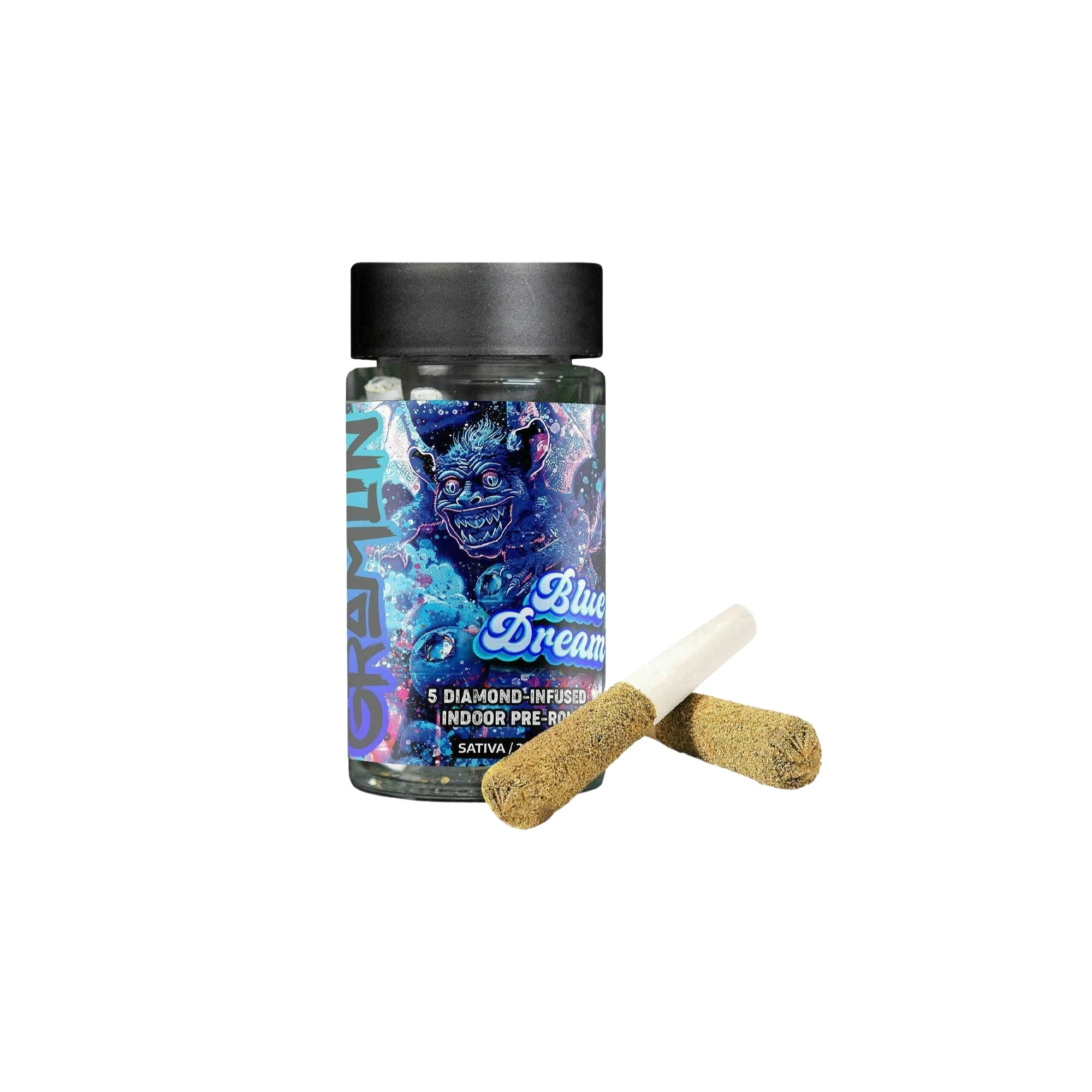 Gramlin - Gramlin | Blueberry Waffles | Infused Pre-Roll Pack | [3.5g] 5pk | Hybrid Main Image