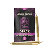 Granddaddy Purp | Infused Pre-rolls | 1.2g/3 pack | Golden Garden