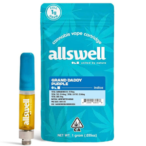 ALLSWELL - Granddaddy Purple - Cart. (1g)