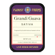 Florist Farms | Grandi Gauva | 2.5G 5PK Prerolls