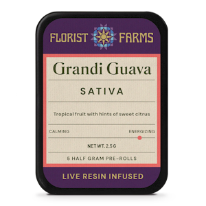 Florist Farms - Grandi Guava | Infused Live Resin 5pk