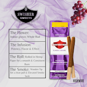 Swisher Infused Blunt Classic Grape 1.5g