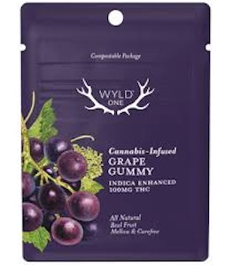 WYLD - Wyld | Grape | 100mg THC 1pc Gummy 