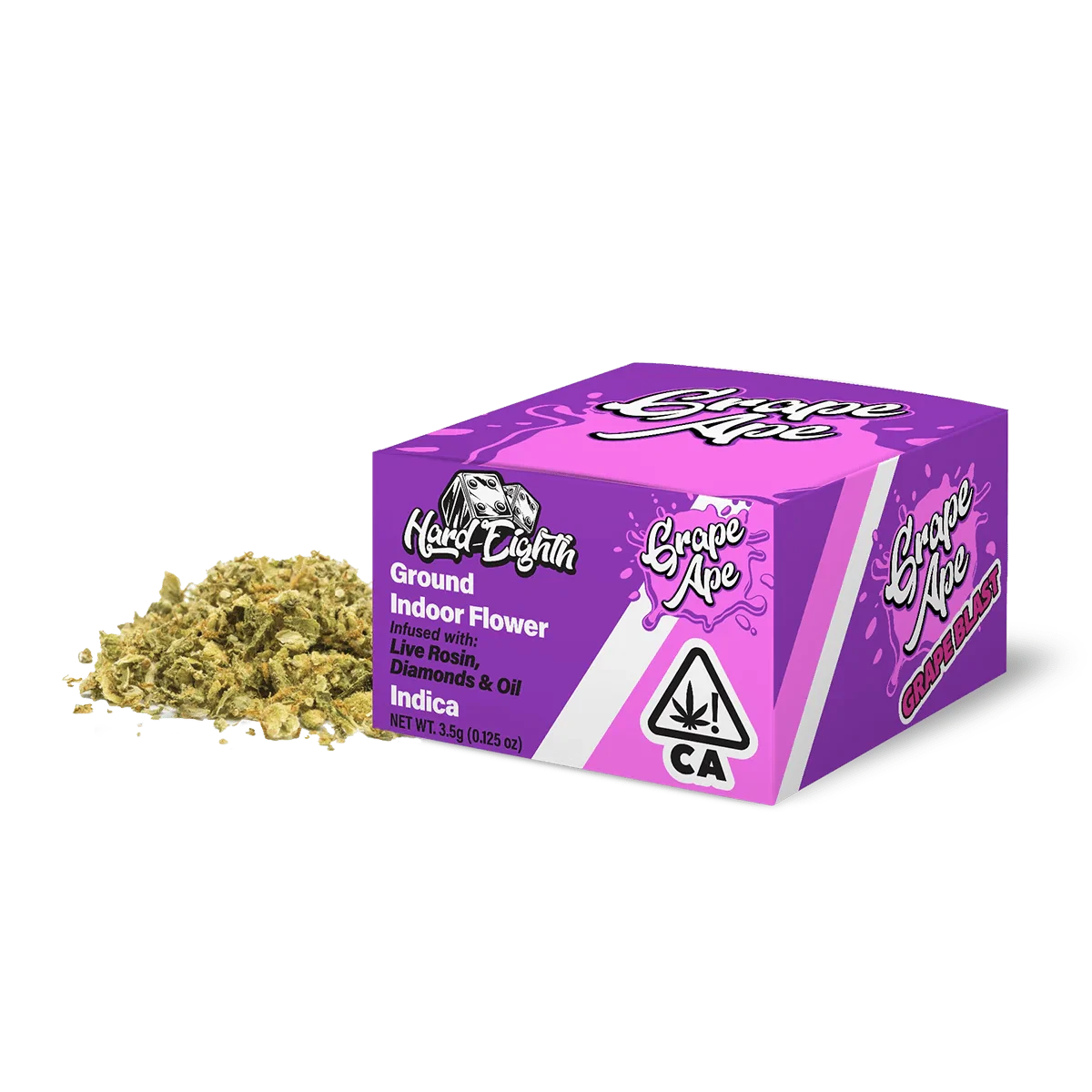 Hard Eighth - Grape Ape (I) | 3.5g Infused Flower | Hard Eighth Main Image