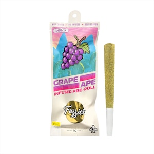 FUZZIES - Fuzzies Originals Grape Ape Infused Pre-Roll 1.0g