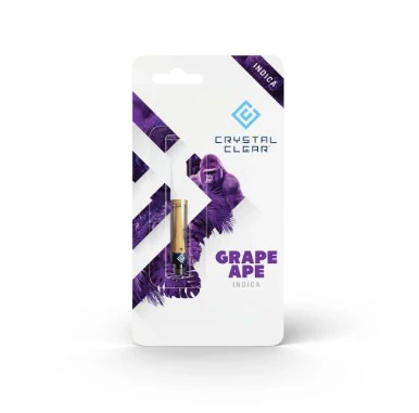 Crystal Clear - Crystal Clear - Grape Ape - 1g Vape Cart Main Image