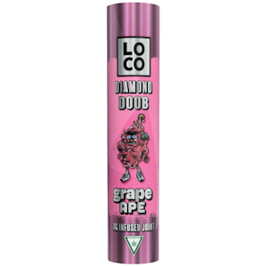 LOCO - Loco-Diamond Doob-Grape Ape-Pre Roll-Hybrid-1G-33.03%
