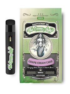 The Green Lady - The Green Lady - Grape Cream Cake - 1g Disposable - Vape