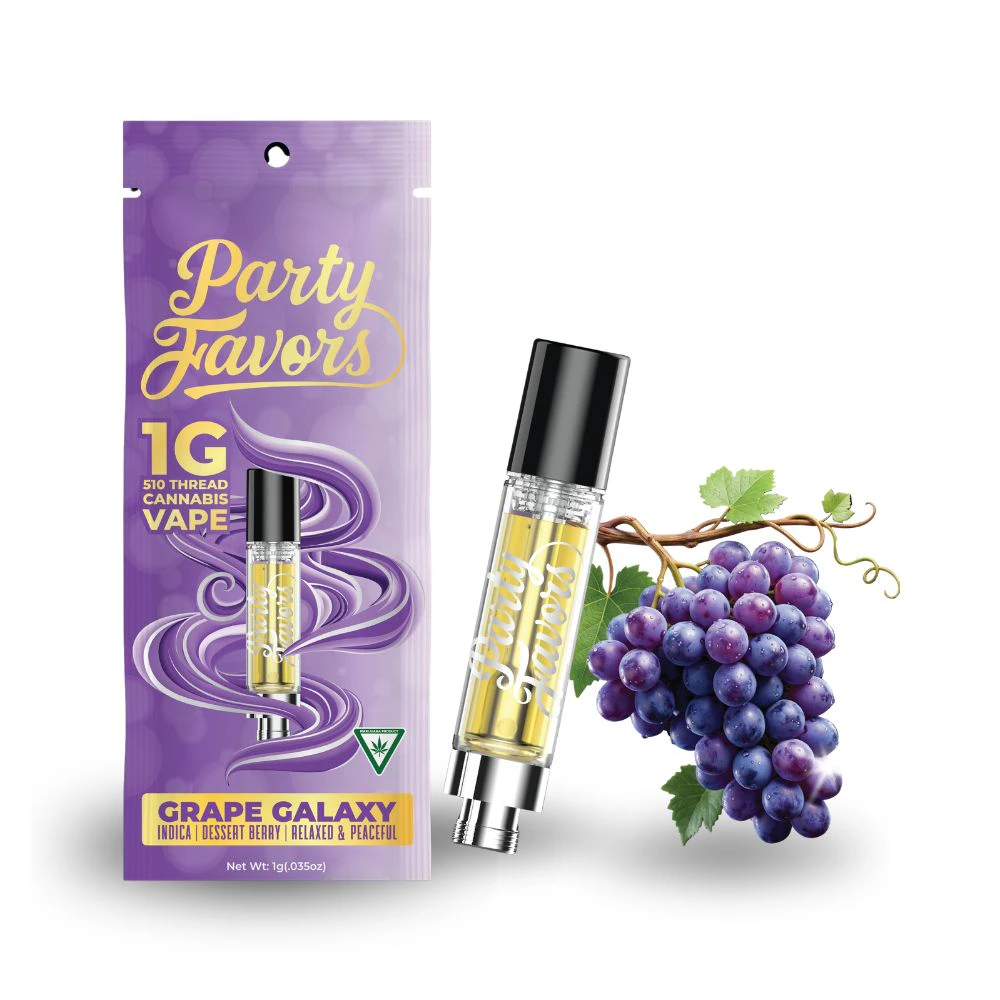 Party Favors - Grape Galaxy 1g Cartridge - PARTY FAVORS Main Image