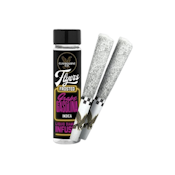Grape Gasolina | Frosted Infused .5g 2pk Prerolls (I) | Claybourne 