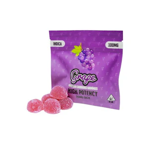 ¡MAS! - Grape | 5pk 100mg High Potency Gummies (I) | Mas