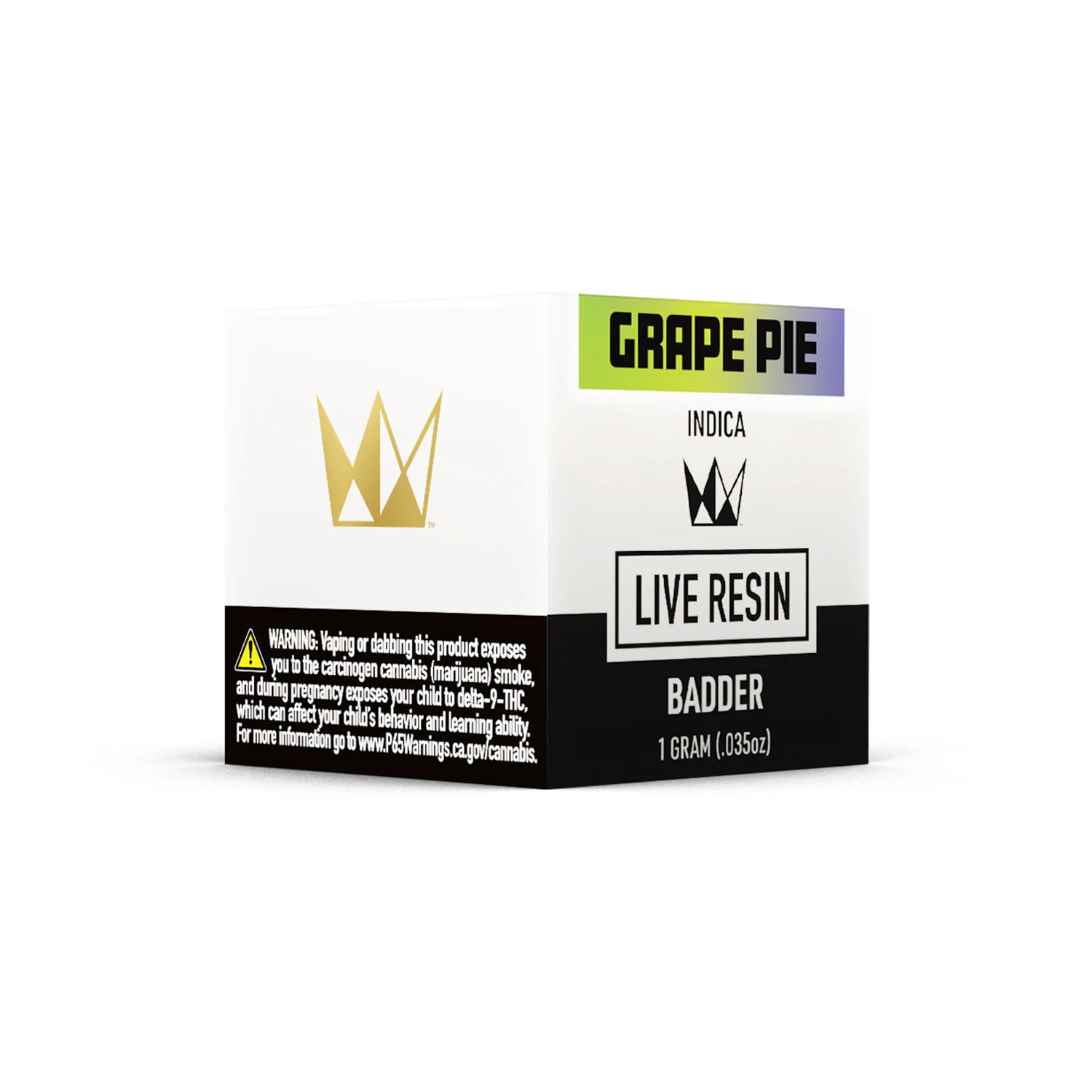 West Coast Cure - Grape Pie (I) 73.7%THC | WCC | Live Resin Badder 1g Main Image