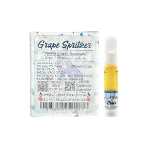 COLD FIRE - ColdFire Grape Spritzer Live Resin Juice Cartridge 1.0g