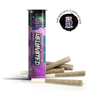 Hellavated - Hellavated Grape Stomper 5pk Infused Pre-Roll 0.5g