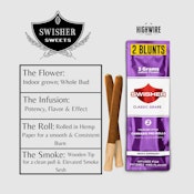 Swisher Infused Blunt Classic Grape 2pk (2x1.5g) 3g