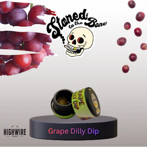 Stoned To The Bone Grape Dally Dip Live Hash Rosin 1g
