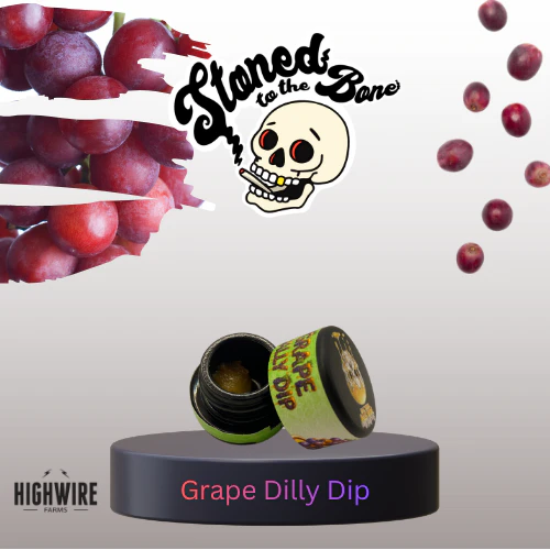 Stoned to the Bone - Stoned To The Bone Grape Dally Dip Live Hash Rosin 1g Main Image