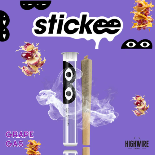Stickee - Stickee Grape Gas Live Resin Preroll 1.2g Main Image