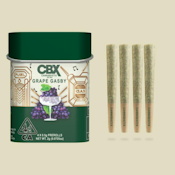 CBX - Grape Gasby- 2g Pre-Rolls - 4pk