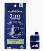 Jetty 1g Grape-Nana Melt Solventless AIO Disposable