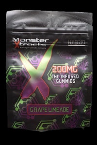 MONSTER XTRACTS - GUMMY - GRAPE LIMEADE - 20mg/pc - MONSTER X
