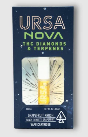 URSA Extracts - URSA 1g Grapefruit Krush NOVA Cartridge Main Image