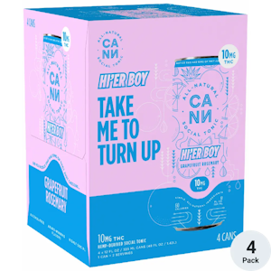 Cann Social Tonic - Grapefruit Rosemary | Hi'er Boy 12oz (4pk) 10mg THC | Cann Social Tonic