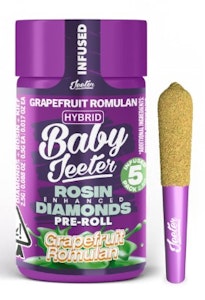 JEETER - Jeeter Baby .5g Grapefruit Romulan Infused Preroll 5pk