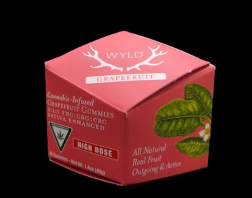 WYLD Grapefruit 200mg THC : 100mg CBC : 100mg CBG