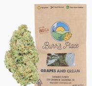 Burr's Place Grapes and Cream 1/4 PD 33%