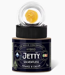Jetty - Jetty 1g Grapes N Cream Live Rosin