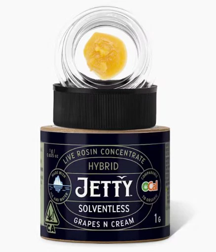 Jetty - Jetty 1g Grapes N Cream Live Rosin Main Image