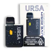 URSA 1g Grapes & Cream Live Rosin AIO Disposable