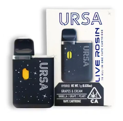 URSA Extracts - URSA 1g Grapes & Cream Live Rosin AIO Disposable Main Image