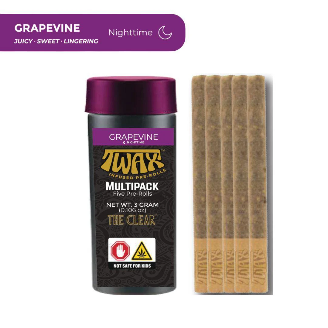 Twax - Grapevine Infused Preroll 5pk 3g Main Image
