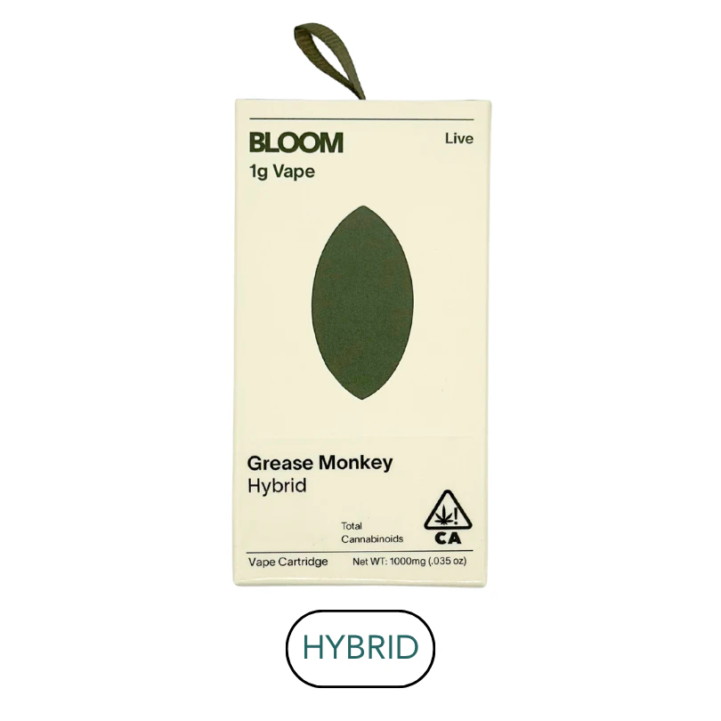 BLOOM - Bloom - Live Resin - Grease Monkey - Vape Cart - 1.0g Main Image
